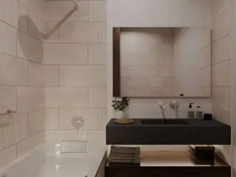Departamento Monoambiente con 1 baño