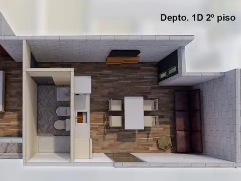 Departamento en Venta con 1 cocheras