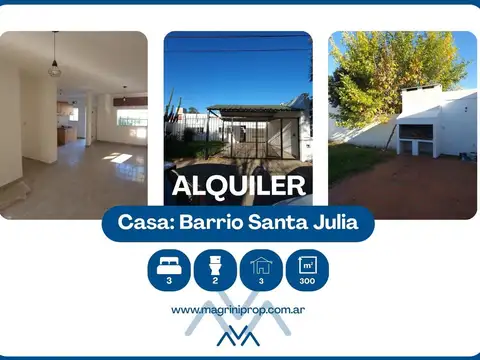 Casa 3 Hab. en Barrio Santa Julia, Pergamino, Buenos Aires