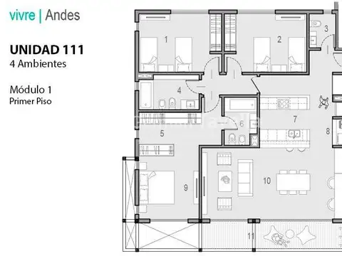 Venta de pozo 4 amb. en san martin de los andes