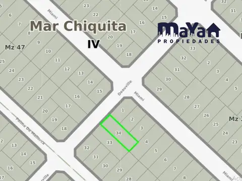 Terreno en Venta en Santa Clara del Mar, Partido de Mar Chiquita