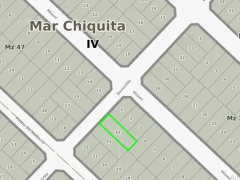 LOTE EN VENTA - SANTA CLARA DEL MAR 