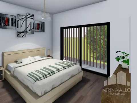 Depto Tipo Casa 4 ambientes con 2 baños