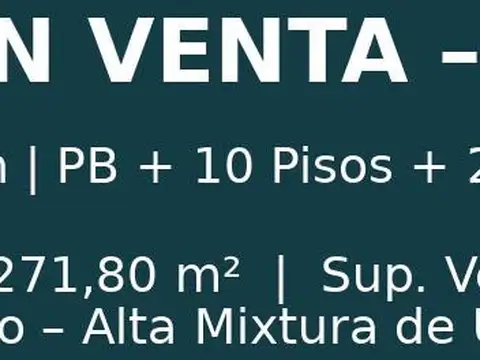 Terreno en venta Caballito Corredor Medio a una Cuadra de Av Rivadavia