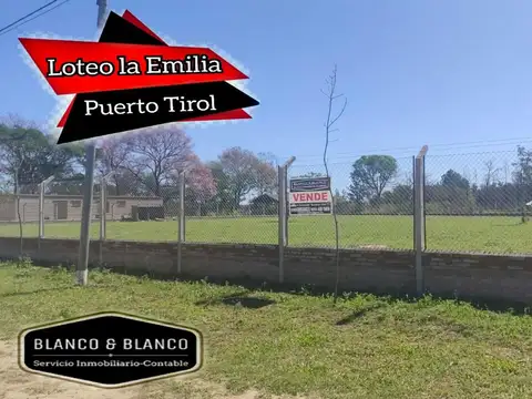 Terreno en Venta en Puerto Tirol, Libertad