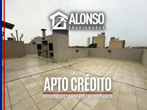 DEPARTAMENTO 3 AMBIENTES EN VENTA EN LANUS OESTE