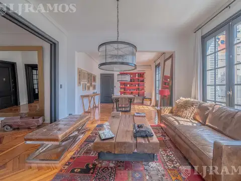 Recoleta. Alquiler amoblado. Edif Francés.