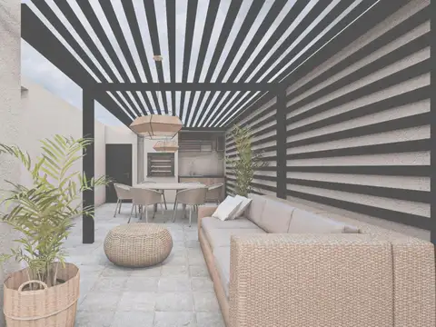 Departamento 2 ambientes con 1 baño