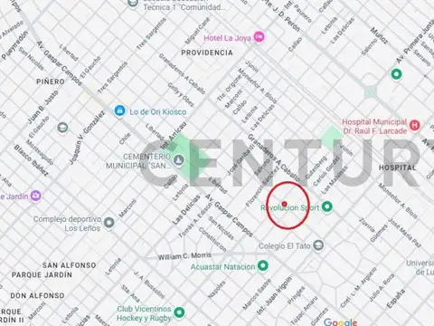 Terreno en Venta 8,70  mts Frente