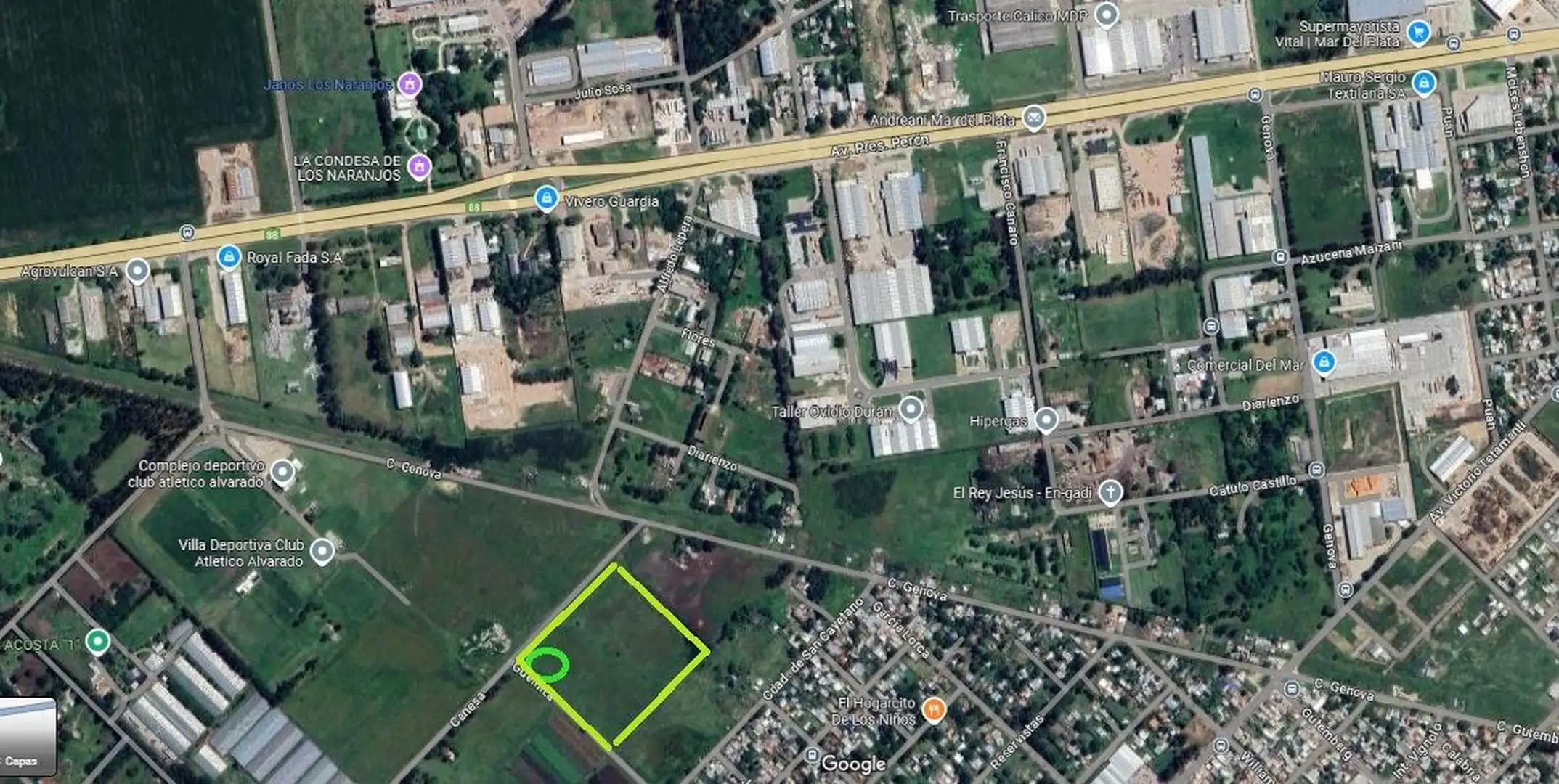 Cuatro hectáreas en venta en zona industrial - Parque Palermo