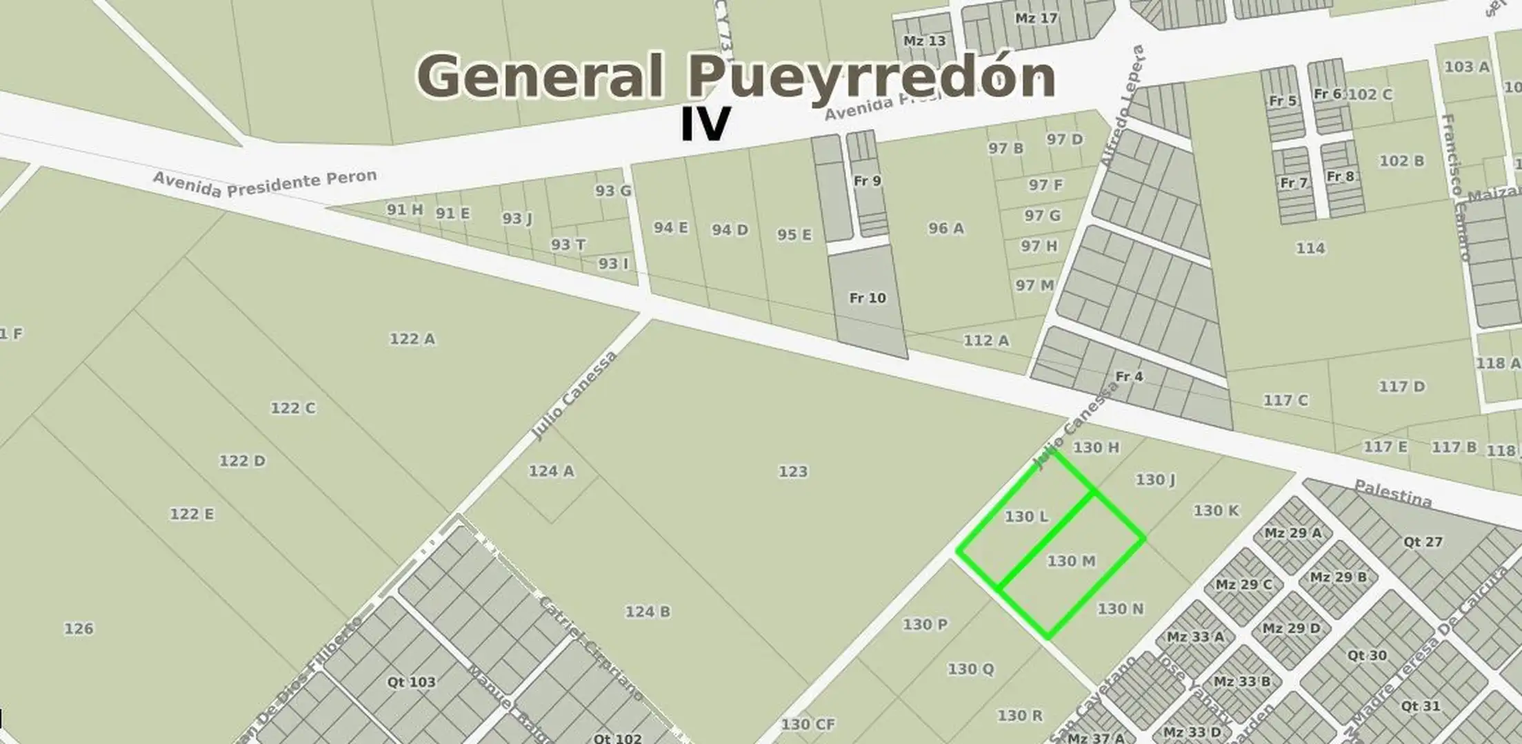 Cuatro hectáreas en venta en zona industrial - Parque Palermo