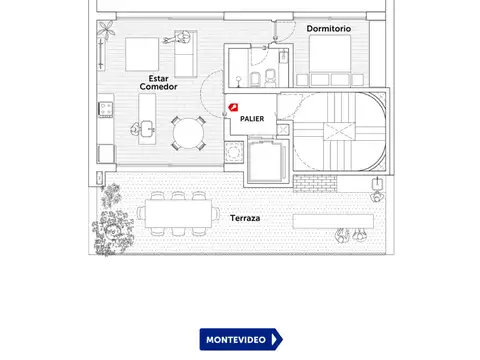 Departamento en Venta de 3 ambientes