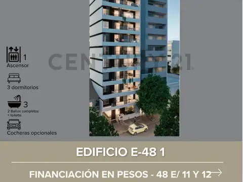 Venta de Departamento de 3 dormitorios, La Plata.