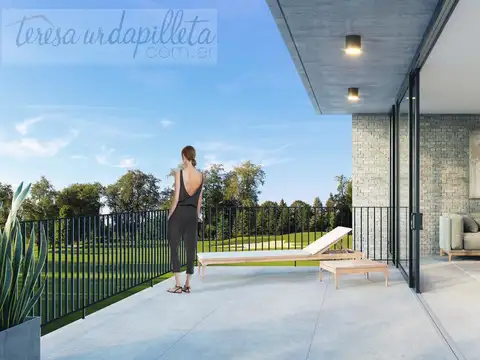 Departamento 2 ambientes con 2 baños