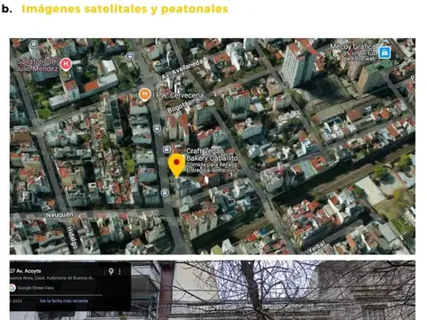 LOTE EN VENTA  EN CABALLITO SOBRE AVENIDA ACOYTE