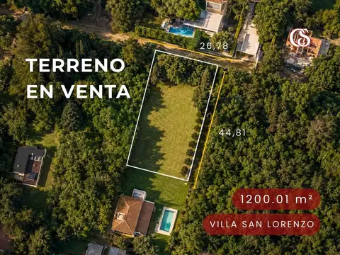 Terreno en Venta en Villa San Lorenzo, La Caldera
