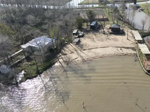 Lote venta barrio privado nautico Albardon,seguridad,amarra bar de playa despensa