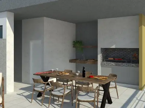 Departamento 2 ambientes con 1 baño