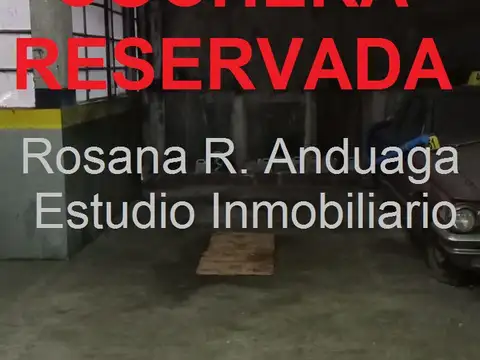 Cochera en venta en Villa Crespo (RESERVADA)