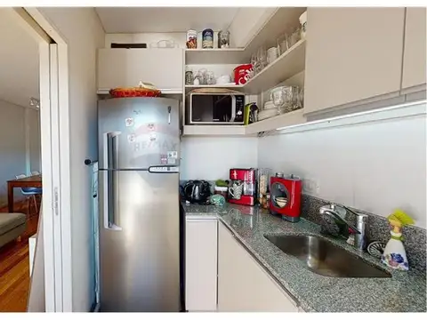 Departamento 2 ambientes con 1 baño