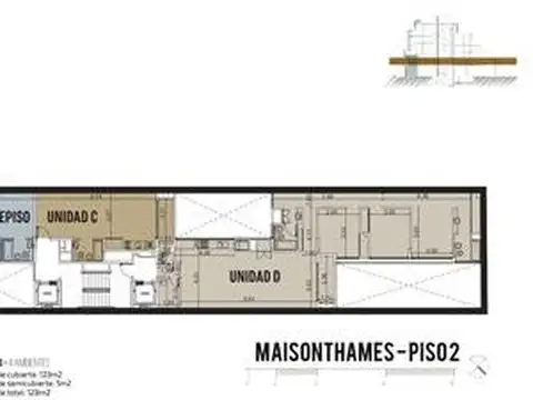 Departamento 2 ambientes con 1 baño