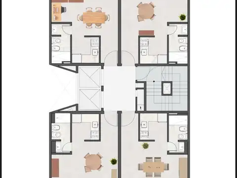 Departamento Monoambiente con 1 baño