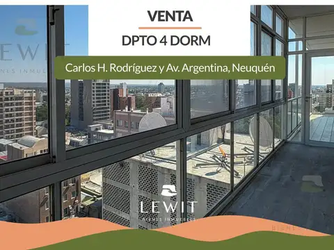 Venta departamento | 4 dormitorios | Cochera | Zona centro | Neuquén
