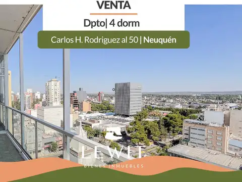 Venta departamento | 4 dormitorios | Cochera | Zona centro | Neuquén