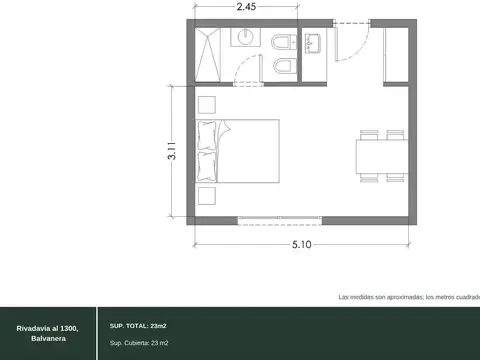 Venta de Monoambiente en Balvanera