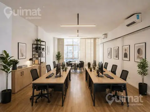 Oficina Planta libre de 63m2 cubiertos excelente ubicación