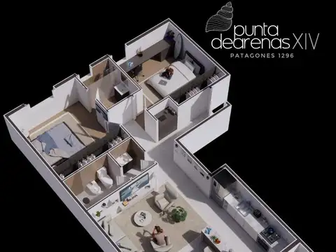 Departamento en Venta con 1 cocheras