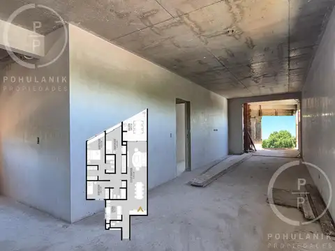 Departamento 4 ambientes con 2 baños