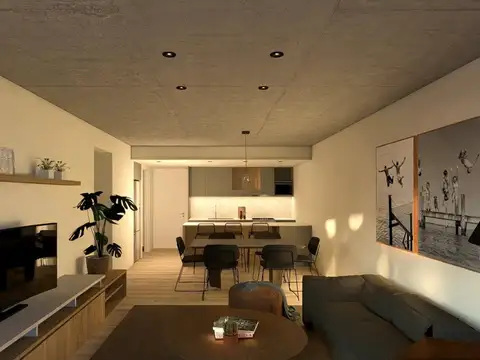 Departamento 3 ambientes con 2 baños