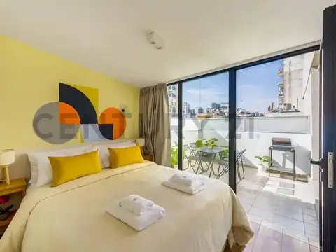 Venta Departamento 3 Ambientes con Balcón y Terraza en Palermo Chico