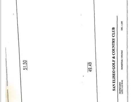 Terreno en Venta 51  mts Fondo