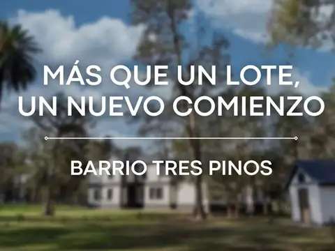 Terreno en Venta en Los Tres Pinos, Countries y Barrios Cerrados en General Rodriguez