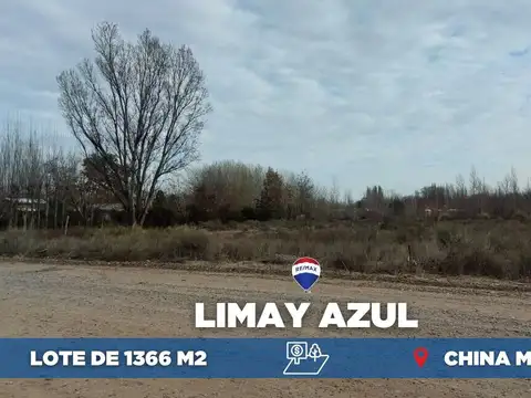VENTA LOTE DE 1366M2 LIMAY AZUL-PLOTTIER