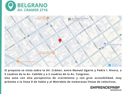 Departamento en Venta de 2 dormitorios