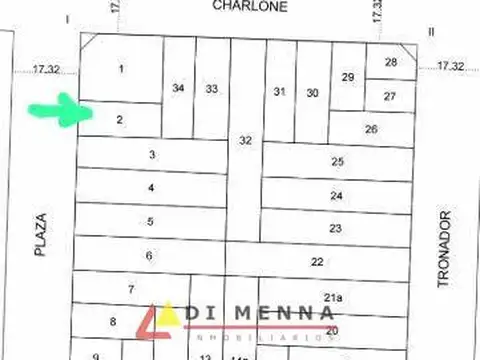Terreno en Venta de 181,0 m2