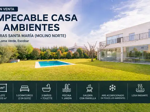 VENTA CASA 6 AMBIENTES HARAS SANTA MARIA