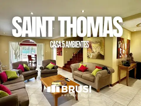 Casa en  venta 4 ambientes en venta con pileta en el Country Saint Thomas Norte