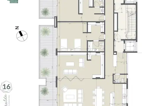 Departamento en Venta al Norte
