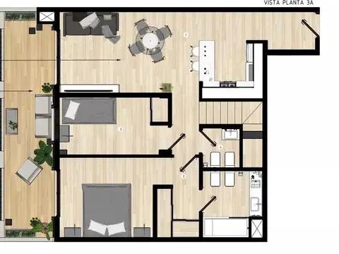 Departamento en Venta de 2 dormitorios