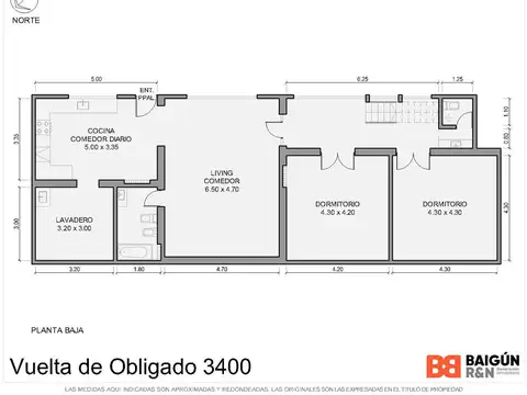 Depto Tipo Casa en Venta de 3 ambientes