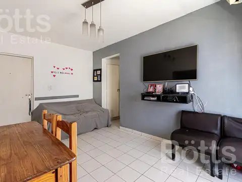 Departamento 2 ambientes con 1 baño