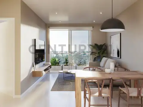 Departamento 2 ambientes con 1 baño