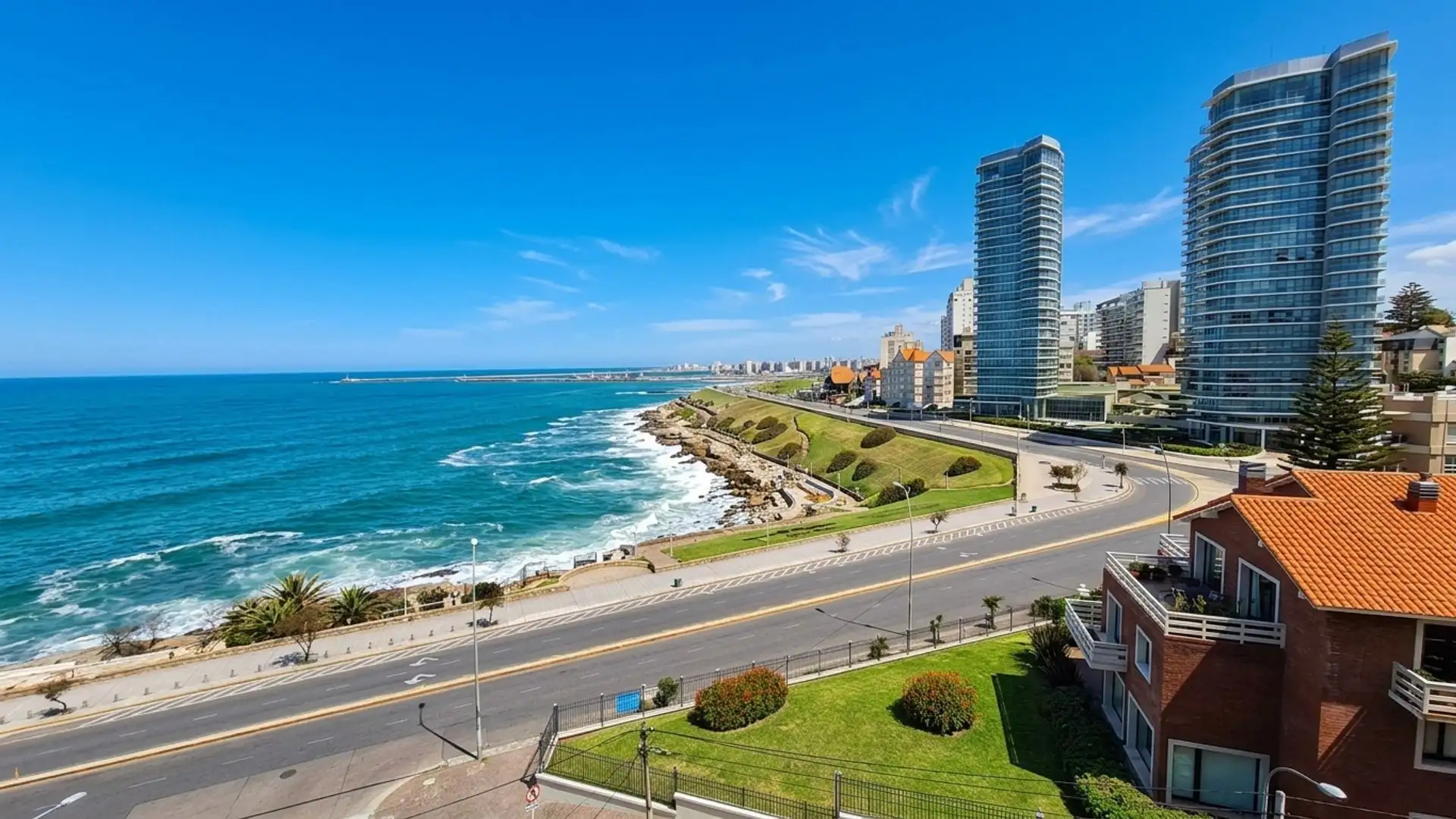Venta depto 5 amb frente vista plena mar P. Chica