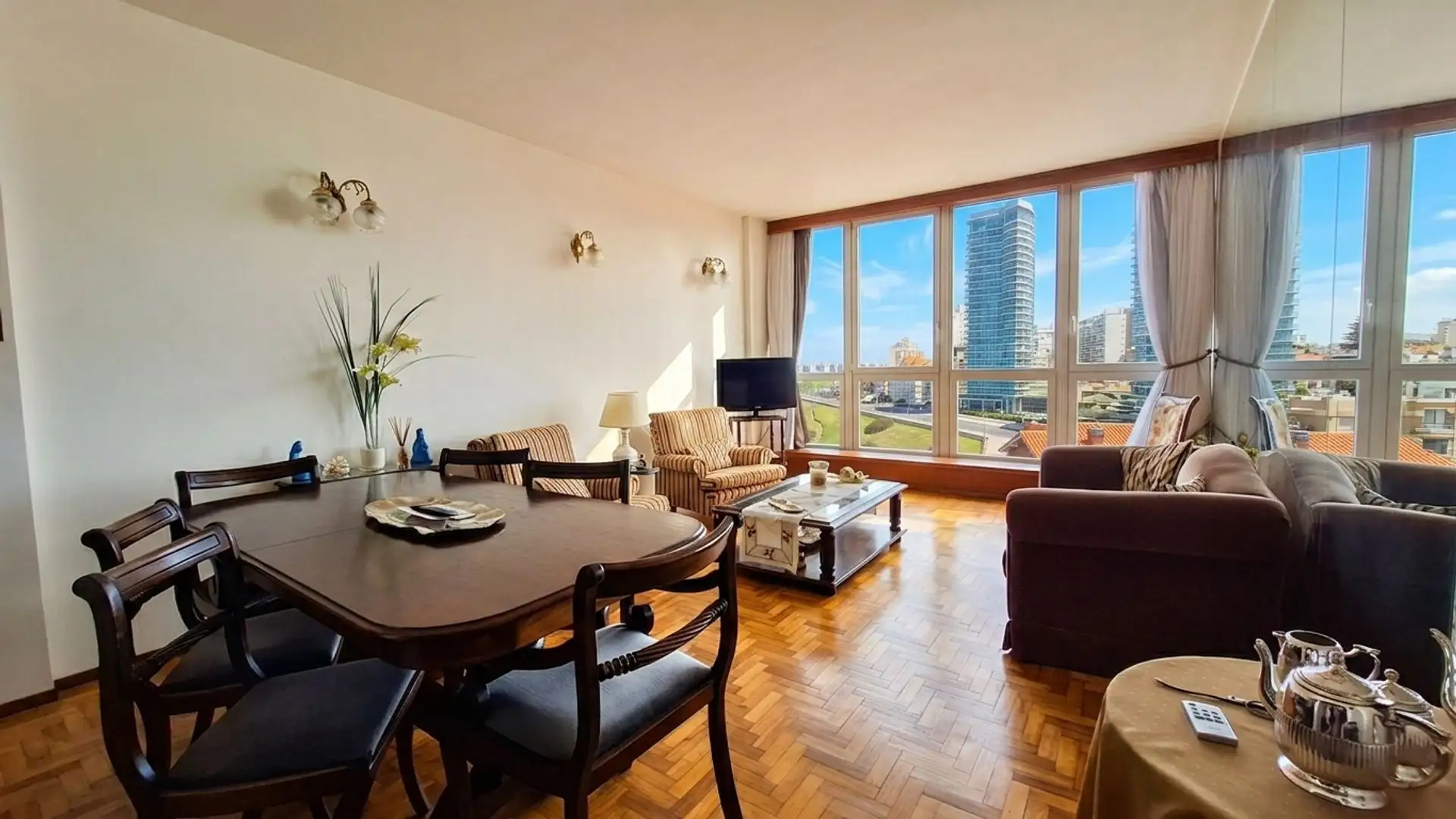 Venta depto 5 amb frente vista plena mar P. Chica