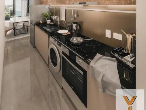 Departamento venta-construcción -1 dormitorio- 43 mts 2 totales - La Plata-pozo-emprendimiento.