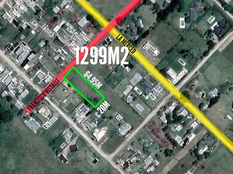 Terreno en venta - 1299mts2 - Tandil